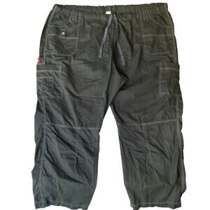 Dickies Women Cargo Pants size 5XL Dark Gray Casual Work Pants Straight Fit